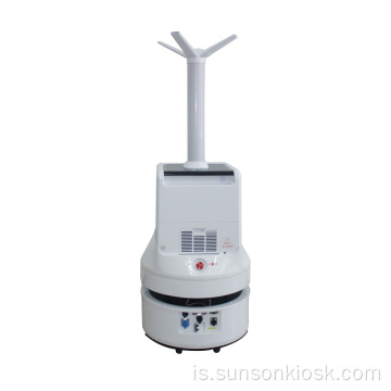 Ultrasonic Sótthreinsun Þoka Vélar Sanitizer Robot